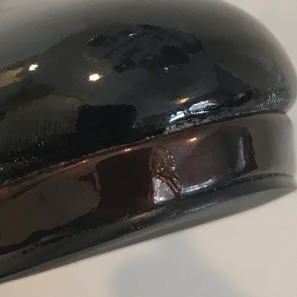 Black Patent leather sling back pumps - Picture 6 of 7